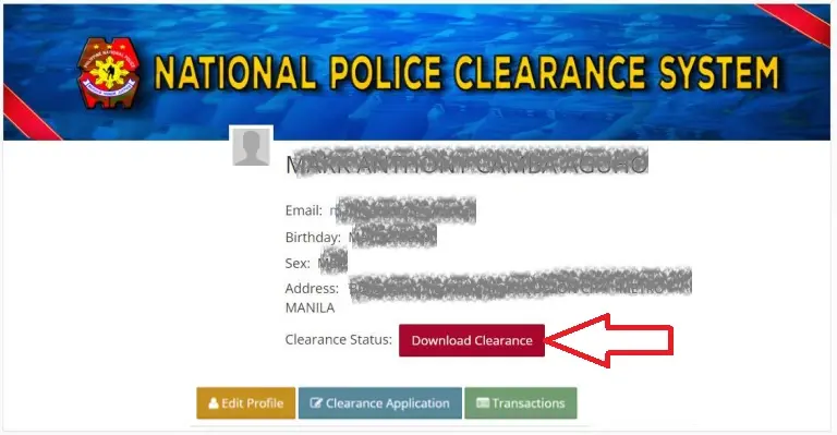 Police Clearance Renewal Online